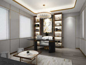 Librería LED creativa de estilo moderno Unidades de pared Gabinete Altura ajustable de alta calidad Marco de acero inoxidable Práctico popular - Product Image 5