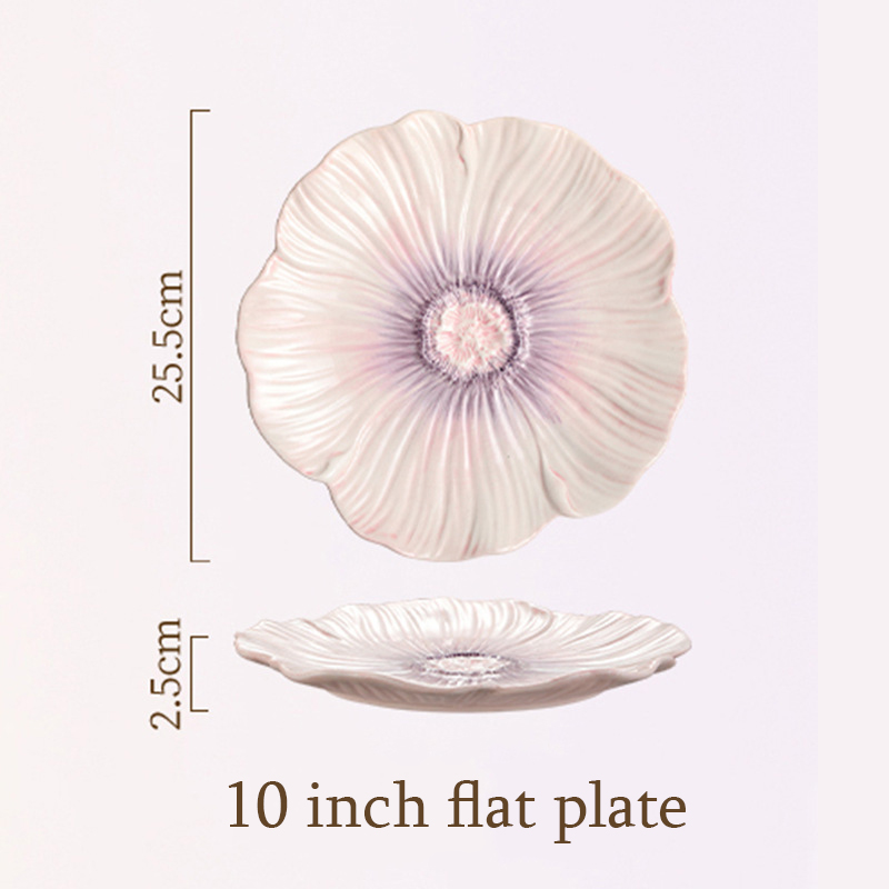 Plaque plate de 10 pouces