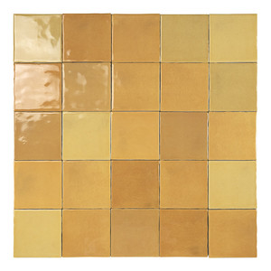 Azulejo de Ámbar de Marruecos 10 x 10 cm 8 mm Acabado Brillante Bordes Irregulares - Product Image 2