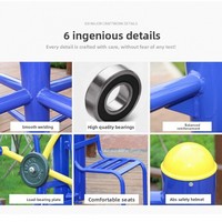 Équipement de fitness extérieur en acier - Écologique, résistant et durable - Pack combiné pour parcs, aires de jeux et résidences