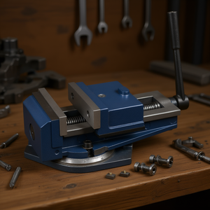 Tornillo de Banco Fervi con Base Giratoria de 360 Grados para Montaje en Banco - Product Image 3