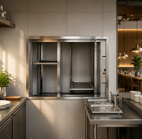 BOKEL Neuer Zirkulierender Teller-Aufzug Automatischer Küchenlift für Hotel, Restaurant & Küche BKLY-300
