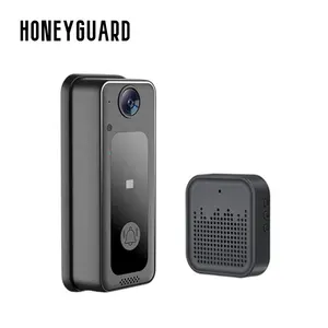 HONEYGUARD HSL014热卖家用智能无线门铃带摄像头无线WIFI视频门铃