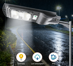 Lampe solaire de rue hors réseau Jingsun 360W, lampadaire LED alimenté par l'énergie solaire pour village, zone rurale, jardin, route - Product Image 3