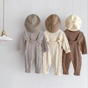 Pull en Coton <span class=keywords><strong>Hiver</strong></span> pour Nouveau-né et Petit Garçon, Vêtements Tricotés à Manches Longues, Collection Tricots Bébé OEM ODM - Product Image 5