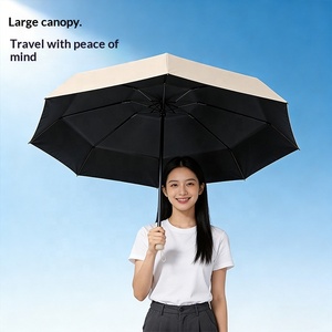 Paraguas de <span class=keywords><strong>Sol</strong></span> Mini Ultra Delgado de 6 Pliegues, Novedad 2026, Parasol UV Portátil con Correa de Cuero Ancha, Paraguas de Regalo para Venta al por Mayor - Product Image 4