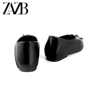 Zapatos ZAZB para <span class=keywords><strong>mujer</strong></span>, nuevos estilos, mocasines formales <span class=keywords><strong>de</strong></span> oficina para <span class=keywords><strong>mujer</strong></span>, zapatos <span class=keywords><strong>de</strong></span> tacón informales simples para <span class=keywords><strong>mujer</strong></span>, zapatos planos para <span class=keywords><strong>mujer</strong></span>, <span class=keywords><strong>oferta</strong></span> especial - Product Image 2