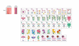 Juego de Mahjong Americano Personalizado de Acrílico Rosa, 160 Fichas, 4 Capas, Diseño Completamente Personalizado - Product Image 5