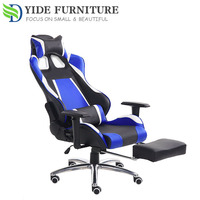 Kursi komputer ganda untuk tidur di kantor, olahraga, dan bermain game dengan sandaran kaki