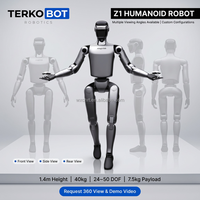 TERKOBOT MagicBot Z1 Robot Humanoide Bípedo con 50 Articulaciones, Navegación Autónoma, Diálogo con IA, I+D de Robots Humanoides