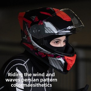 Nuevo Casco de Motocicleta ABS con Certificación DOT 3C, Casco Integral para Hombre y <span class=keywords><strong>Mujer</strong></span>, Cierre Doble D, Universal, Eléctrico - Product Image 5