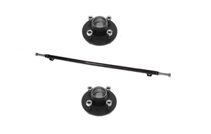 Nuevo Eje de Remolque Pengyuan de 2000 lb, Kit de Eje de Remolque Simple de Servicio Ligero, Patrón de Pernos 4x4 - Product Image 5