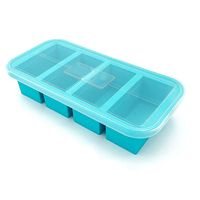 Grande sauce de bouillon de soupe alimentaire congelée sans BPA et tous les liquides plaque de cuisson de congélation en Silicone avec couvercle