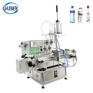 GUBEK <span class=keywords><strong>Precision</strong></span> Automatic Liquid Filler Capper: 4-Head para soluções, reagentes diagnósticos e líquidos de laboratório, controle PLC - Product Image 2