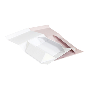 Caja Rígida Blanca de Lujo con Base Rosa Pálido y Marca Personalizada "MIO" OEM ODM Empaque de Alta Gama para Accesorios de Belleza y Moda - Product Image 5