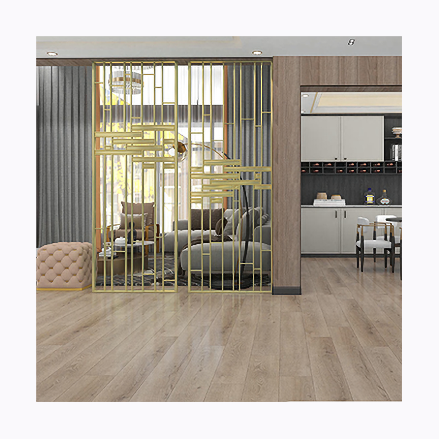 MV86264-004 de plancher de clic de SPC
