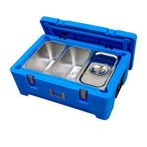 Contenitore Termico Multicomparto per Alimenti con Vaschette <span class=keywords><strong>in</strong></span> <span class=keywords><strong>Acciaio</strong></span> Inossidabile - Product Image 2