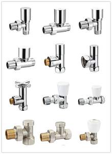 K117 portasciugamani riscaldamento in ottone forgiato cromato lucidatura angolo del corpo valvola del radiatore - Product Image 4