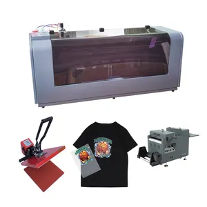 2023 Huisdier Film Inkjet Printer 30Cm A3 Heat Uv Roll Te Rollen Stof Digitale Bloem Sticker Dtf Printer T-Shirt Drukmachine