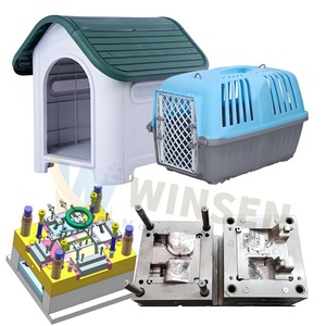 Taizhou PET Produits Moule Fabricant En Plastique Chien Air Voyage Transport Transporteur Caisse Cage Chenil Moule - Product Image 3
