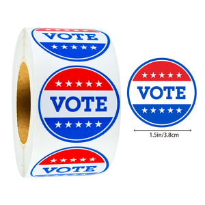 Bộ Nhãn Dán Bầu Cử yêu nước không Đảng phá<span class=keywords><strong>i</strong></span> có thể tùy chỉnh bao gồm đề can động lực bỏ phiếu vật liệu giấy nghệ thuật - Product Image 2