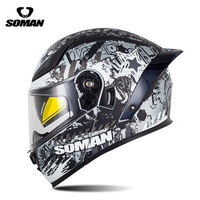Casque d'équitation de sécurité modulaire classique casque de moto rabattable moto Moto Racing casque intégral accessoires de moto