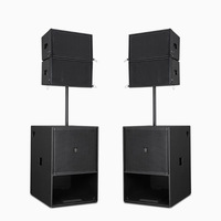 Système de sonorisation professionnel à double ligne active de 8 pouces, 10 pouces et 12 pouces, facile à déplacer, performance mobile