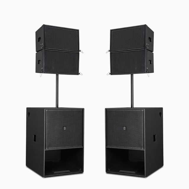 Professional Dual 8inch 10inch 12inch Active Line Array Sound System Easy to Move Mobile Performance