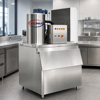 Machine à glace en blocs intégrée CRYOMAX, système d'usine à glace automatique à haute efficacité, refroidissement industriel à grande échelle