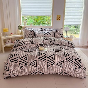 Großhandel Atmungsaktives Bedrucktes King-Size Spannbettlaken Bettwäsche Einzelbett-Zubehör Bedruckte Bettwäsche-Sets - Product Image 3
