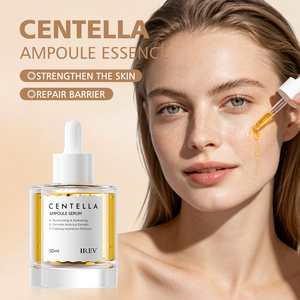 เซรั่มสารสกัดใบบัวบกสูตรเฉพาะสำหรับผู้ผลิต (OEM) บรรเทาอาการแดง ฟื้นฟูเกราะป้องกันผิว บำรุงและเพิ่มความชุ่มชื้น เซรั่มบำรุงผิวหน้าสำหรับผู้มีปัญหาสิว - Product Image 2