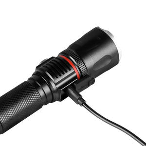 ไฟฉาย LED แบบเลนส์ไขว้ รุ่นมินิ ซูมได้ T6 แบตเตอรี่แบบชาร์จได้ 1200 มิลลิแอมป์ แสงสีขาว ไฟส่องสว่างกลางแจ้ง แม่เหล็กแรงสูง - Product Image 2