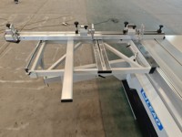 Scie à table horizontale CNC pour le bois avec moteur, portable, haute précision, écologique, scie à panneaux