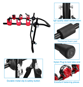 <span class=keywords><strong>Portabici</strong></span> da Bagagliaio per <span class=keywords><strong>Auto</strong></span> da 3 Bici Portapacchi Posteriore per Biciclette Supporto per <span class=keywords><strong>Auto</strong></span> - Product Image 3