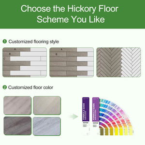 Plancher en bois d'ingénierie en hickory moderne et durable, résistant à l'eau et antidérapant, finition laquée UV - Product Image 4