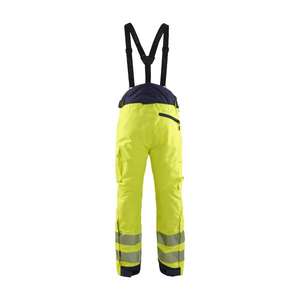 BLAKLADER - 187519773389XL Pantalones de invierno Hi-Vis Amarillo/Azul marino-EAN 7330509860557 ROPA DE TRABAJO DE LA HI-VIS - Product Image 2