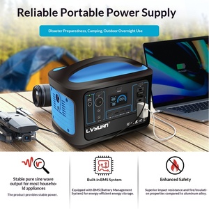 Centrale électrique portable Lvyuan 600W pour camping, voyages en voiture et autres usages extérieurs, haute puissance, stockage d'énergie, personnalisable. - Product Image 4