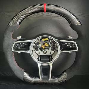 Volante auto per portico Porsche portici 911 997 <span class=keywords><strong>Panamera</strong></span> 970 Macan volante in fibra di carbonio - Product Image 4