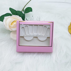 Kunden spezifisches Fenster paket Leere benutzer definierte Presse auf Nägel Verpackungs <span class=keywords><strong>box</strong></span> - Product Image 1