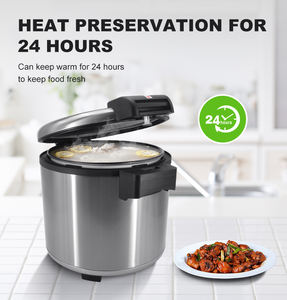 Tridimensionale tenere al caldo per 24 ore l'alloggiamento in acciaio inossidabile mantiene il <span class=keywords><strong>riso</strong></span> caldo contenitore 20L scaldavivande di <span class=keywords><strong>grandi</strong></span> dimensioni - Product Image 5