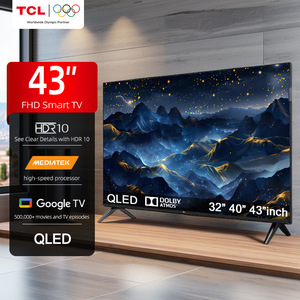 Téléviseur intelligent Android 4K QLED HDR à haute fréquence de rafraîchissement OEM TCL 32 pouces avec verre trempé pour le jeu et le streaming - Product Image 1