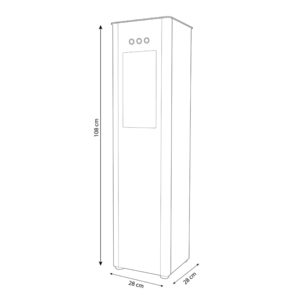 Cơ bản cột ướp lạnh nước quả với 3-Way Lọc - Product Image 2