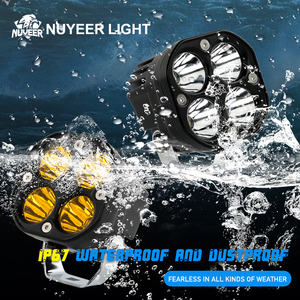 40W 4x4 Offroad LED İş işık barlar su geçirmez lazer sis bakla araba kamyon traktör motosiklet ve araç için 3 inç <span class=keywords><strong>12V</strong></span> far - Product Image 4