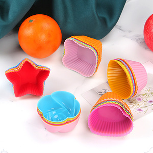 <span class=keywords><strong>Moule</strong></span> <span class=keywords><strong>à</strong></span> gâteau en silicone pour muffins, petits moules <span class=keywords><strong>à</strong></span> muffins, outils de cuisson pour bricolage - Product Image 2