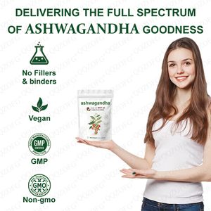 Atacado 300 Conuts Ashwagandha Softgels com Extrato de Pimenta Preta Ashwa para Relaxamento Calma & Sleep Support Sem Glúten - Product Image 4