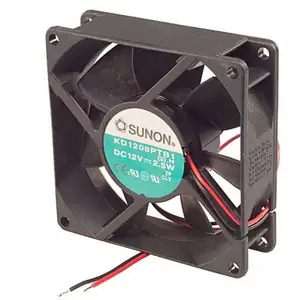 sunon fans KD1208PTB1 FAN AXIAL 80X25MM 12V DC 3000RPM 2Wire Leads Ball bearing brushless axial flow cooling fans