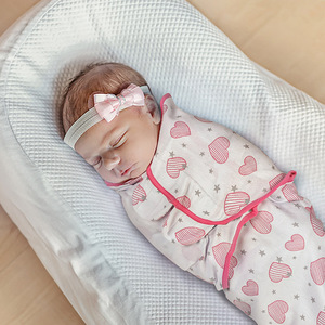 Couverture à langer en coton gris pour bébé, enveloppe ajustable, pour nouveau-né, doux, pour fille et garçon, de <span class=keywords><strong>0</strong></span> à 3 <span class=keywords><strong>mois</strong></span>, couverture pour emmaillotage - Product Image 4