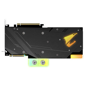 Carte graphique GIGABYTE <span class=keywords><strong>AORUS</strong></span> GeForce RTX 2080 Ti XTREME WATERFORCE WB 11G d'occasion avec système de refroidissement par bloc d'eau WATERFORCE - Product Image 5
