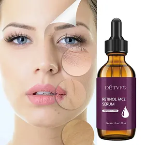 Organic deep moisturizing skin care fade dark spot reduce wrinkle anti aging niacinamide retinol serum