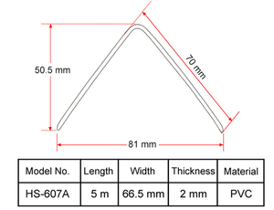 Protezione angolare per parete in PVC + <span class=keywords><strong>alluminio</strong></span> - Product Image 6